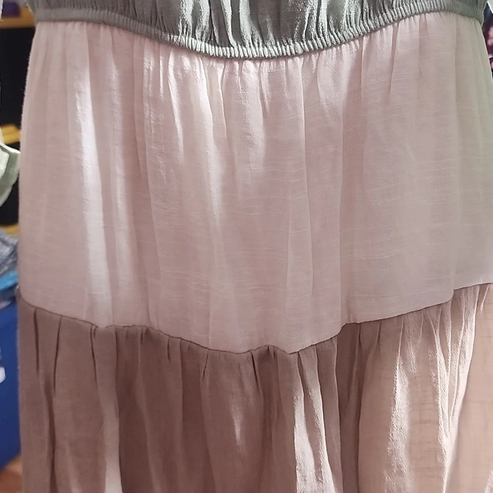 Sweet Wanderer Elegant Color Block Dress 3XL Coastal" Aesthetic - Picture 7 of 8